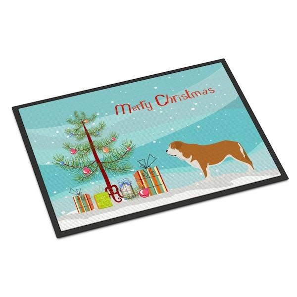 Carolines Treasures Mastin Epanol Spanish Mastiff Christmas Indoor or Outdoor Mat, 24 x 36 in. BB8511JMAT - main